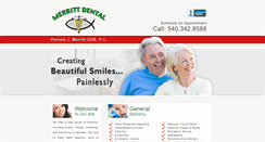 Desktop Screenshot of drmerrittdental.com