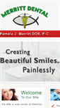 Mobile Screenshot of drmerrittdental.com